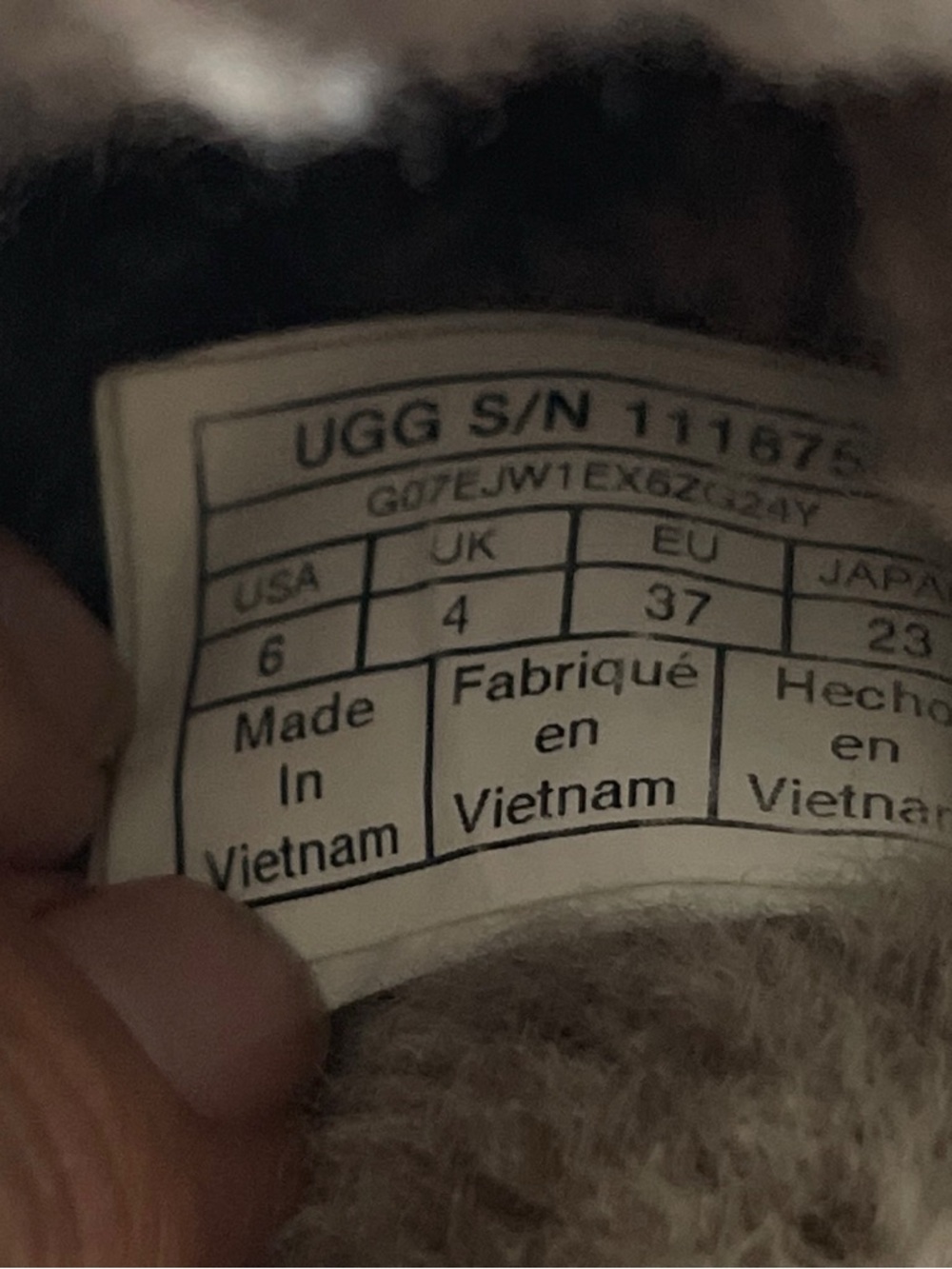 UGG Plush Shearling Slide Sandal in Black and gray - Picture 9 of 9